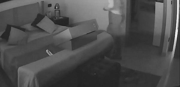  Watch what mom does at home when alone, hidden camera